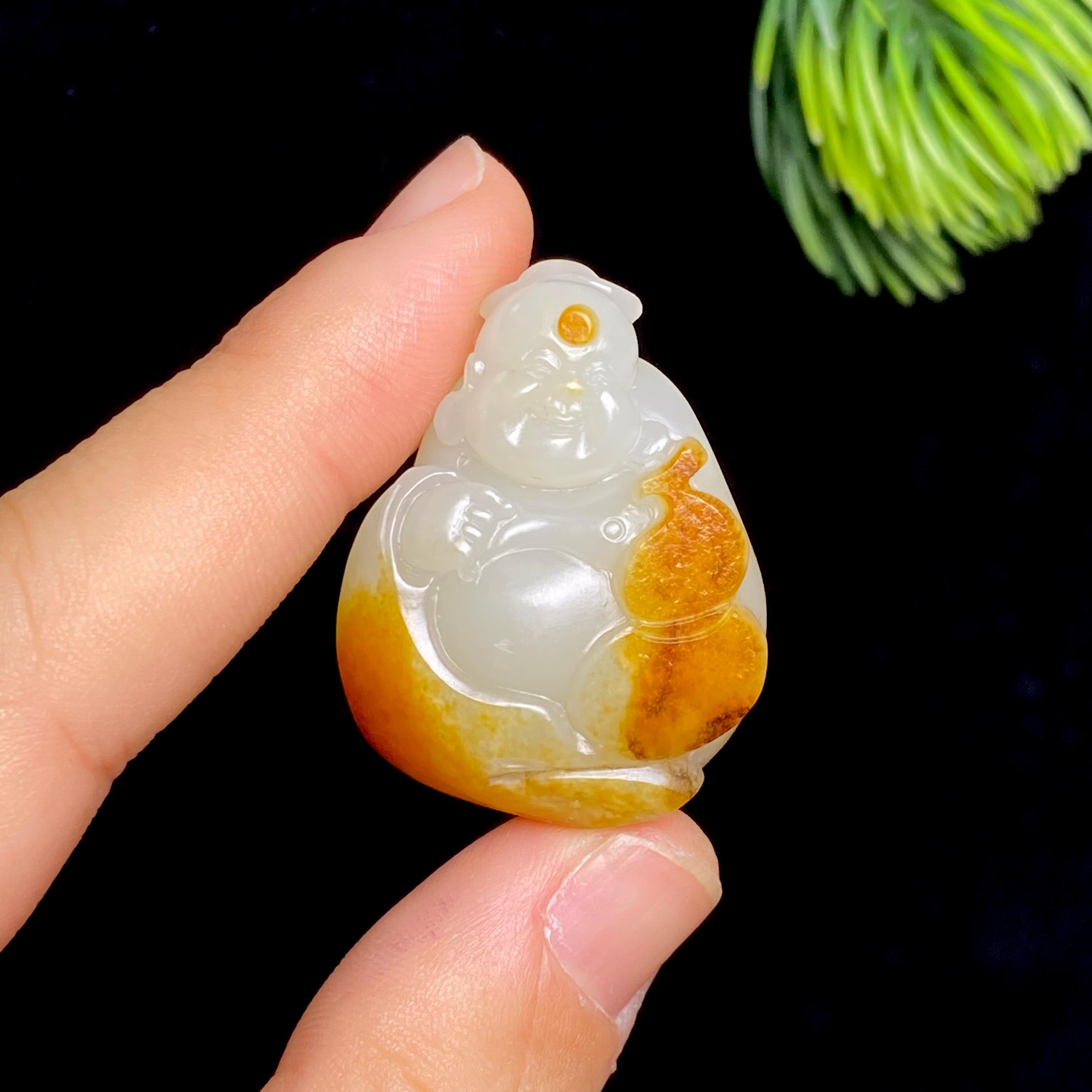 和田玉籽料佛公（18.0g）