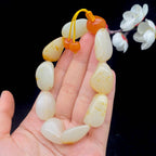 和田玉洒金皮籽料【精品手串】（46.2g）