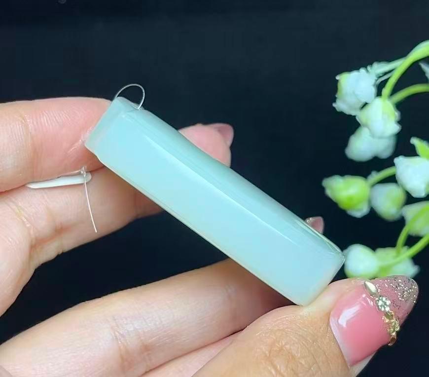 和田白玉平安无事牌（49.1g）