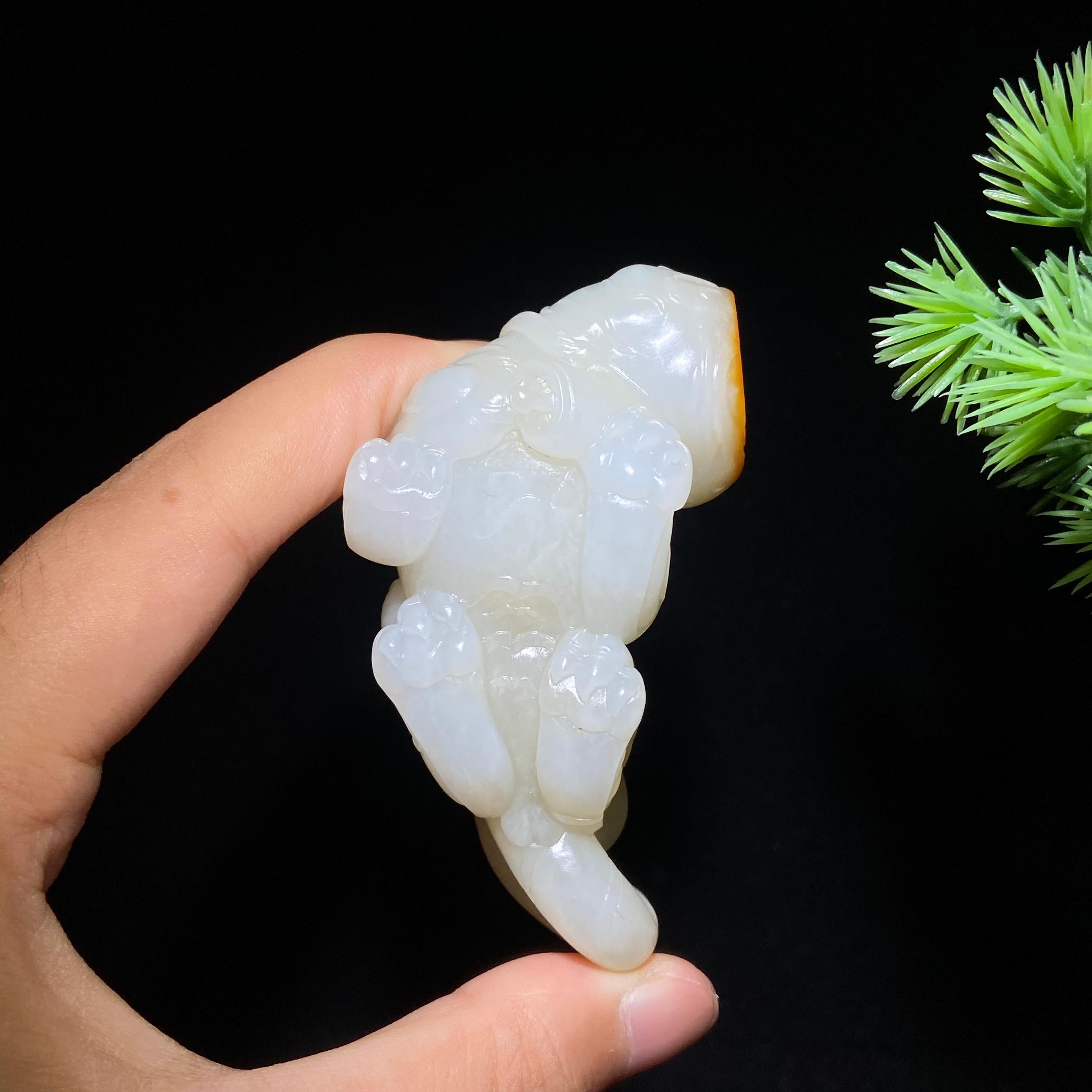 和田玉籽料老虎（85.5g）