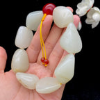 和田玉白玉籽料【精品手串】（107g）