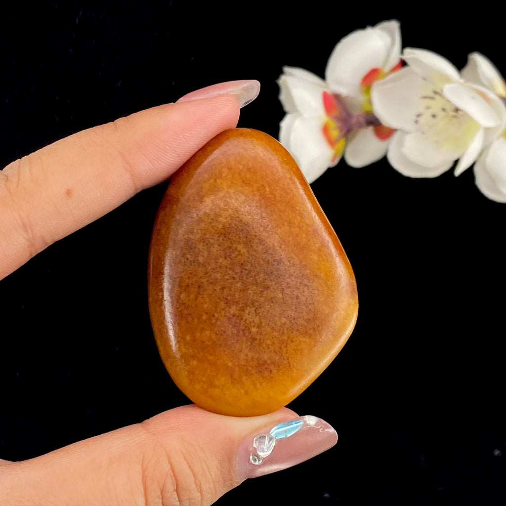 和田玉黄沁皮籽料原石（46.7g）