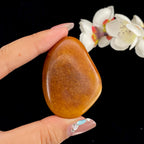 和田玉黄沁皮籽料原石（46.7g）