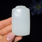 秒杀和田玉白玉平安无事牌（68.2g）