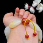 和田玉洒金皮籽料【精品手串】（57.3g）