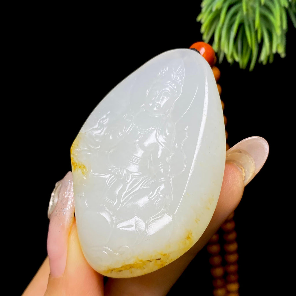 和田玉籽料观音（54.3g）