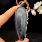 和田玉青花籽料【连年有鱼】（129.5g）