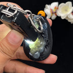 和田玉青花籽料【多子多福】大挂件（73.1g）
