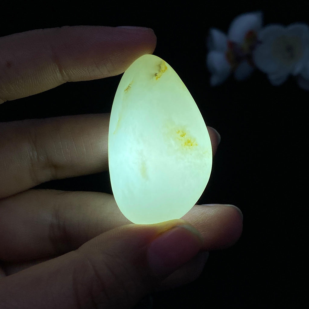 和田玉白玉籽料挂件（24.7g）