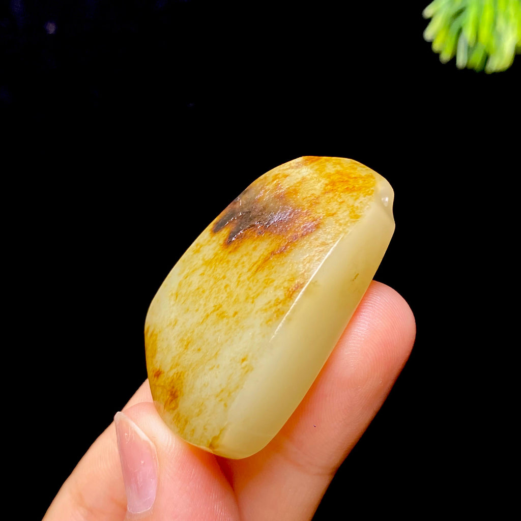 和田玉籽料无事牌（27.3g）