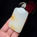 精品和田玉籽料平安无事牌（60.0g）