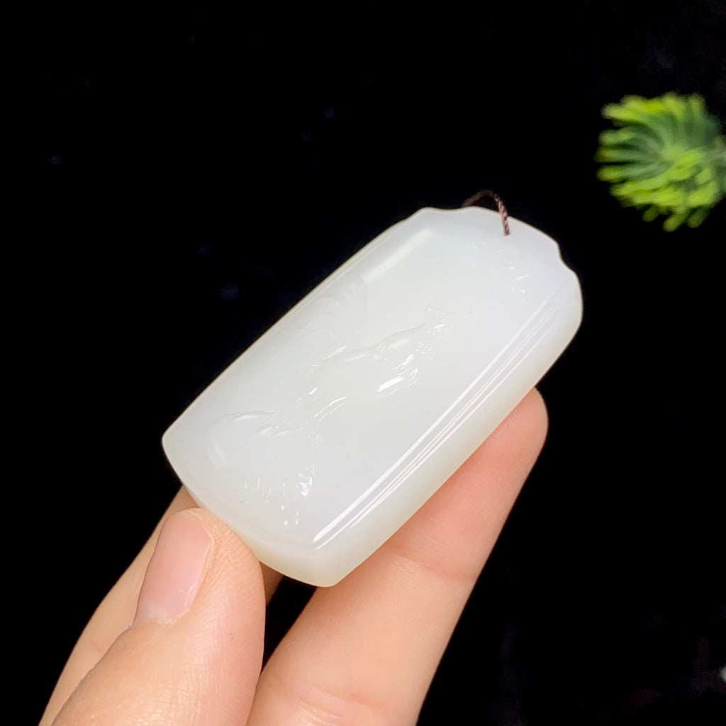 和田玉白玉生肖鸡（30.2g）