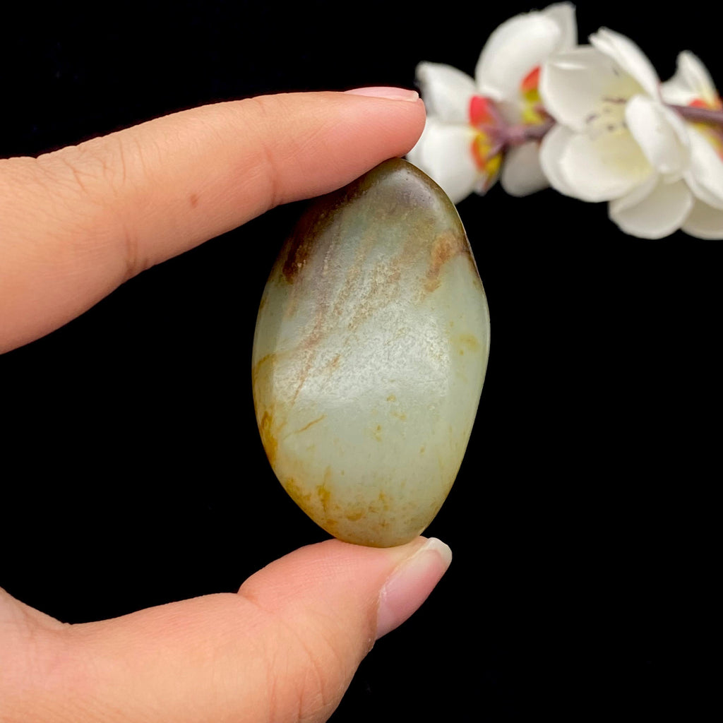 和田玉洒金皮籽料挂件（35.4g）