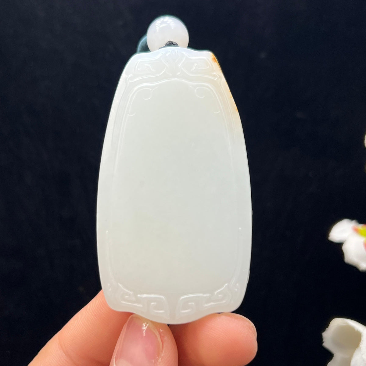 和田玉籽料无事牌（75.0g）