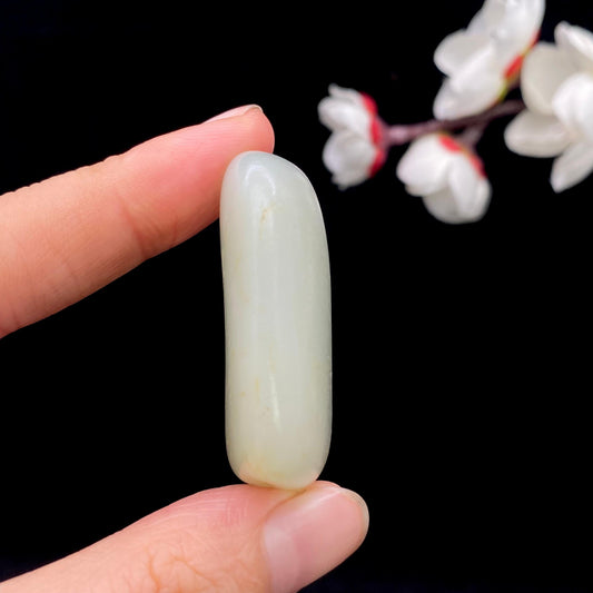 和田玉青白玉籽料原石（26g）