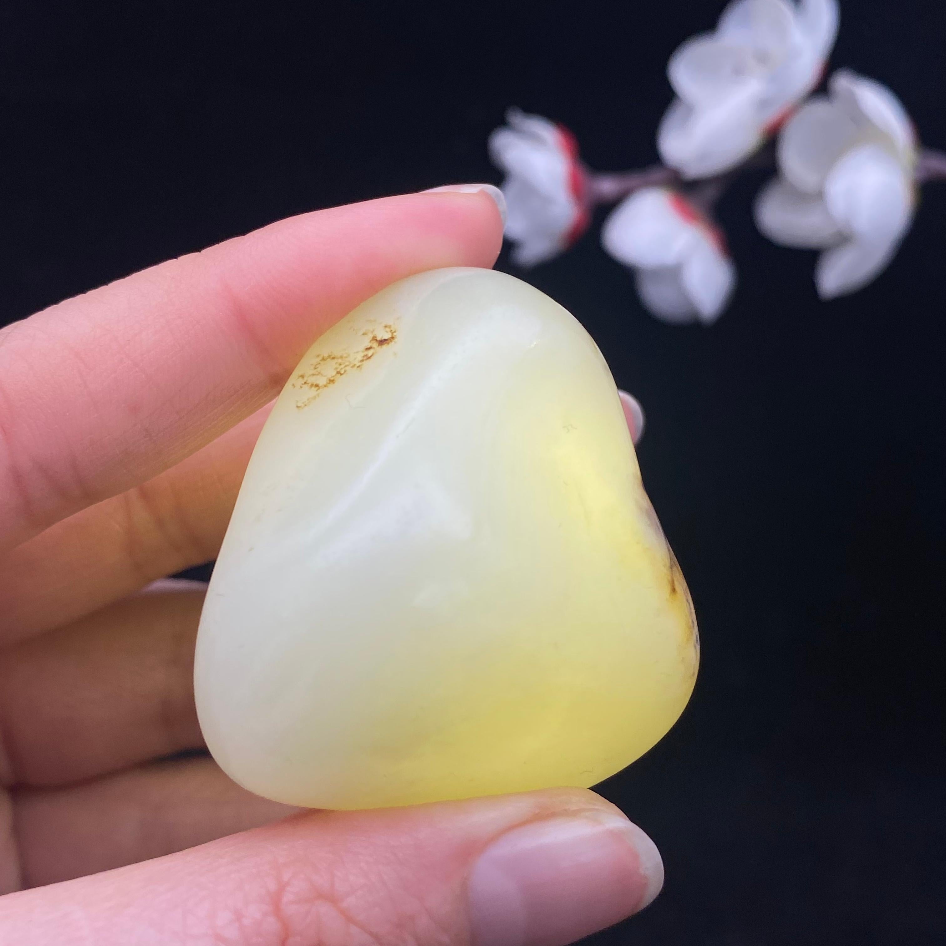 和田玉白玉籽料（50.5g）