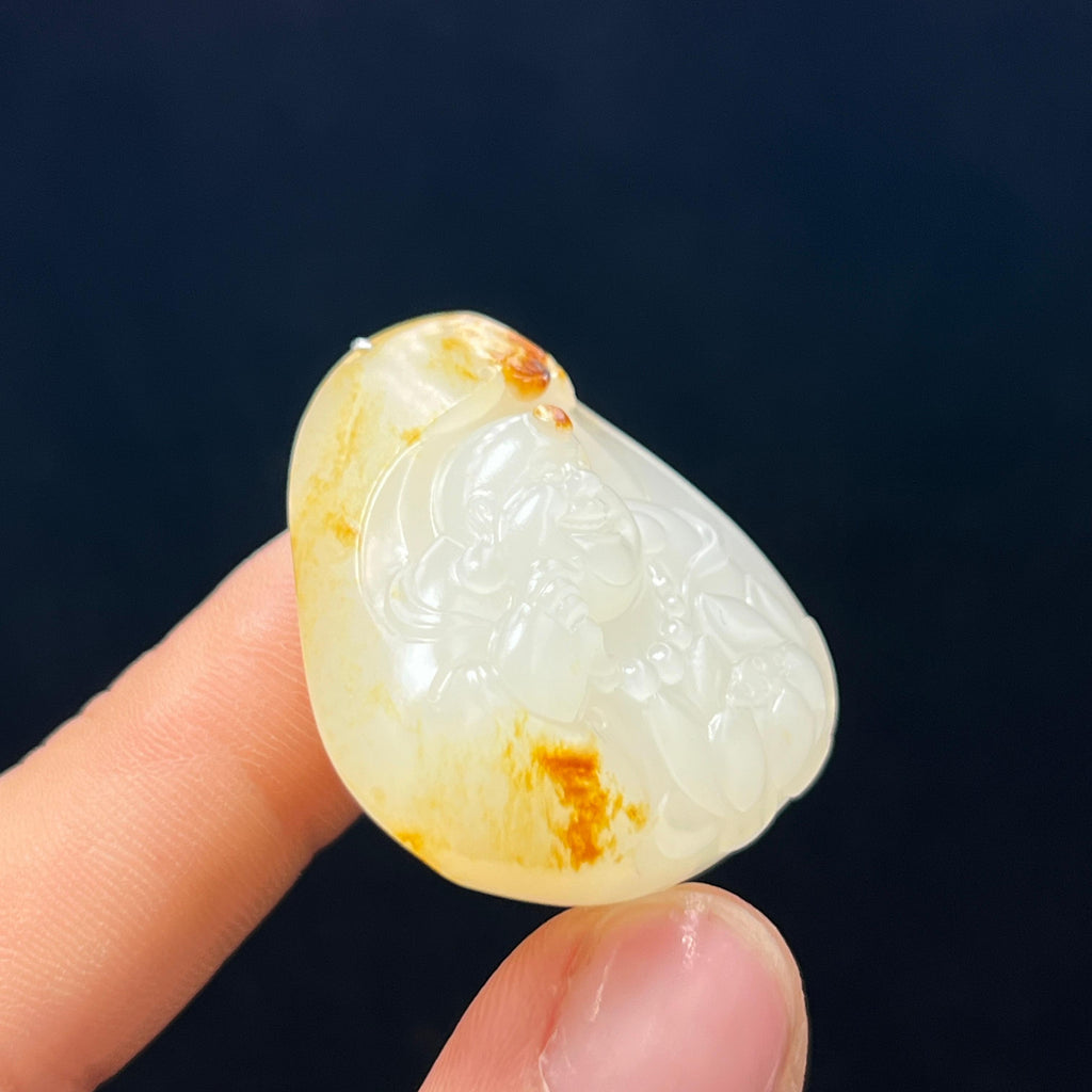 和田玉籽料弥勒佛（21.8g）