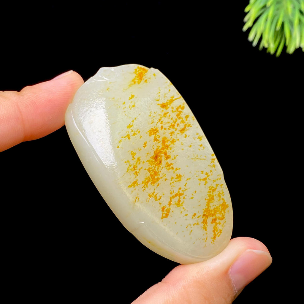 和田玉籽料无事牌（56.8g）