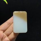 和田山料糖白玉无事牌挂件（60.0g）