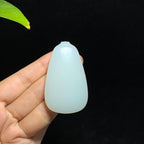 和田山料黑青无事牌挂件（45.4g）