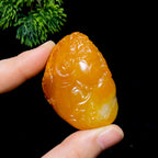 和田玉籽料钟馗（66.2g）