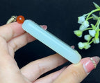 和田玉天地糖白平安无事牌（77.0g）