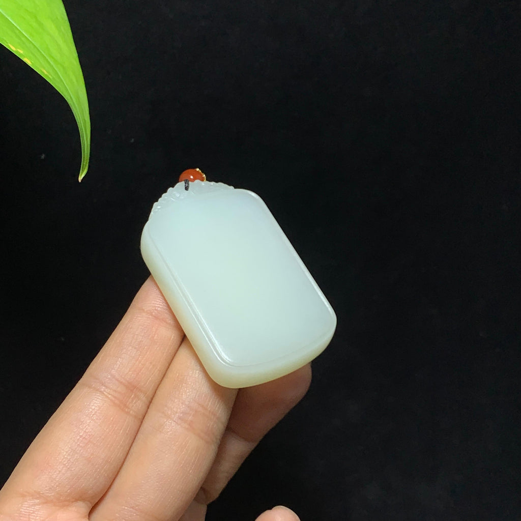 和田山料白玉无事牌（41.7g）