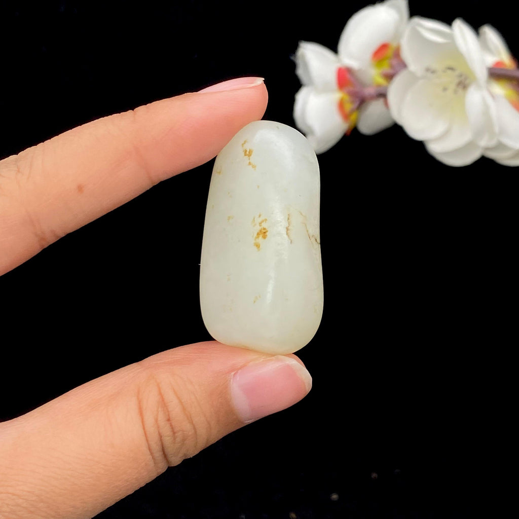 和田玉洒金皮籽料挂件（23.7g）