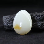 和田玉糖白喜上眉梢玉牌（48.2g）