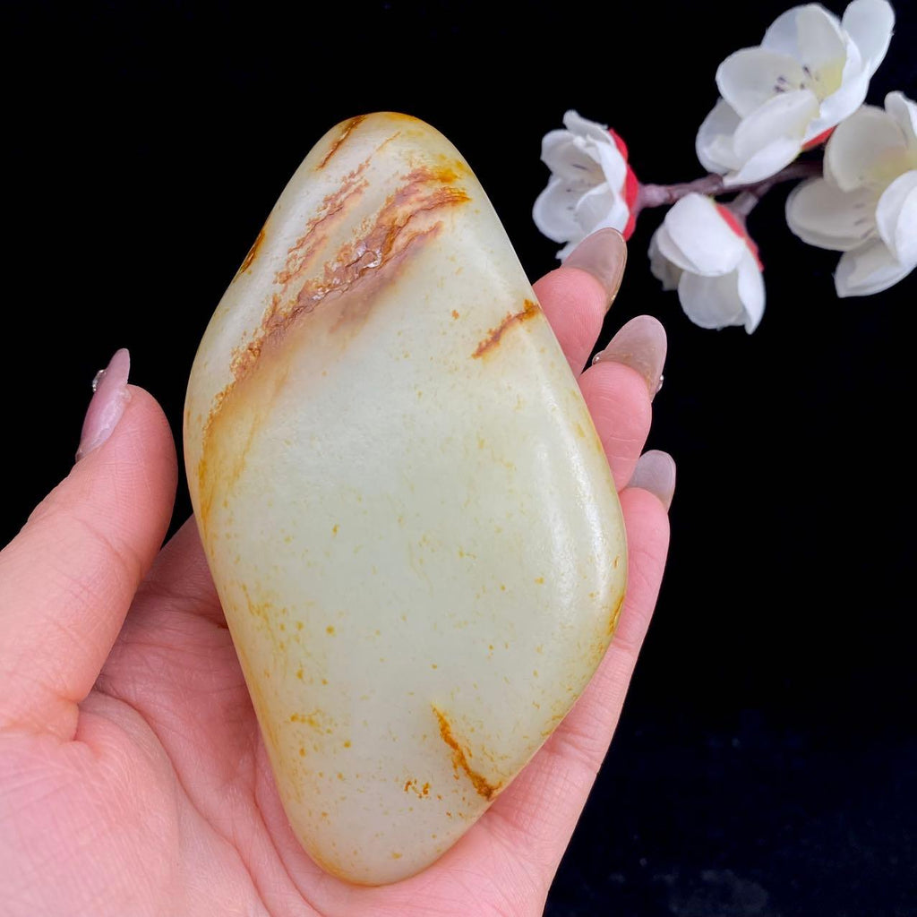 和田玉洒金皮籽料原石（298.3g）