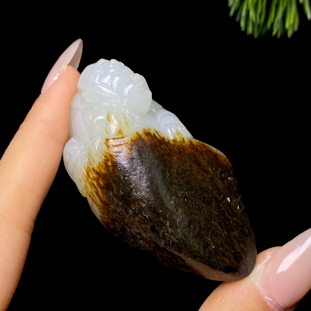 和田玉籽料佛公（78.3g）