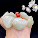 和田玉白玉籽料【精品手串】（94.5g）