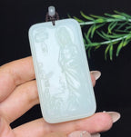 和田白玉观音悟道（60.2g）