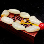 和田玉黄皮【精品手串】（61.4g）