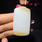 和田玉糖白玉平安牌（31.5g）
