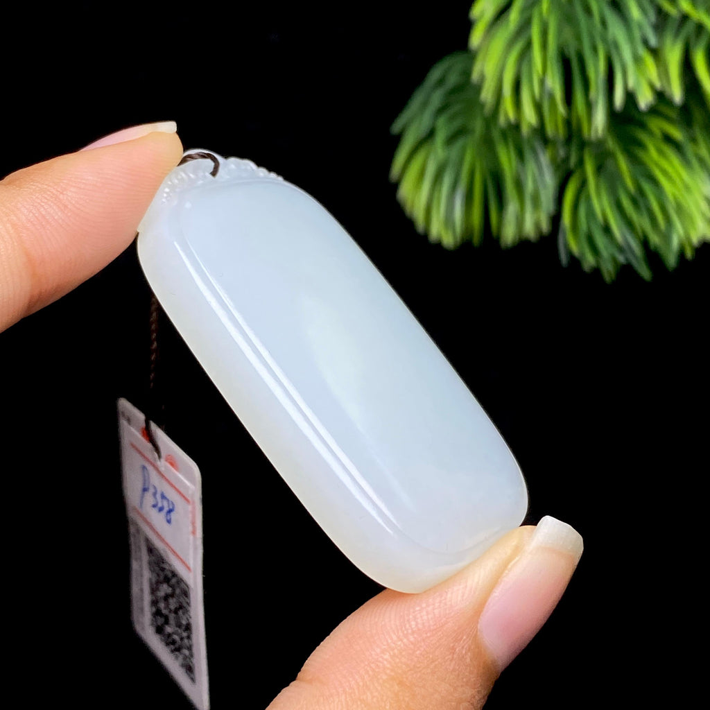 秒杀和田玉白玉无事牌（27.98g）