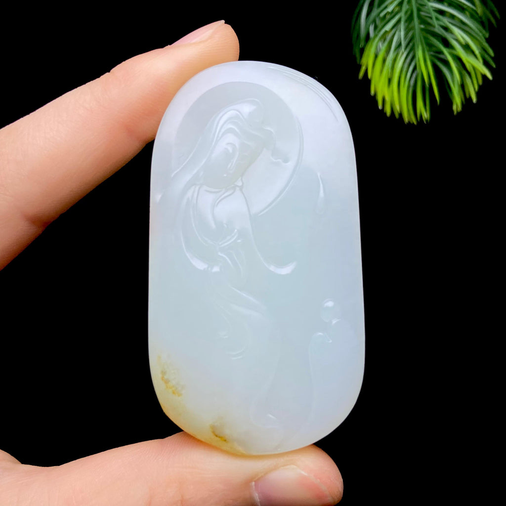 和田玉籽料观音（66.0g）