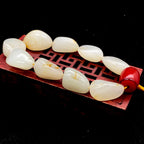 和田玉洒金皮【精品手串】（49.2g）