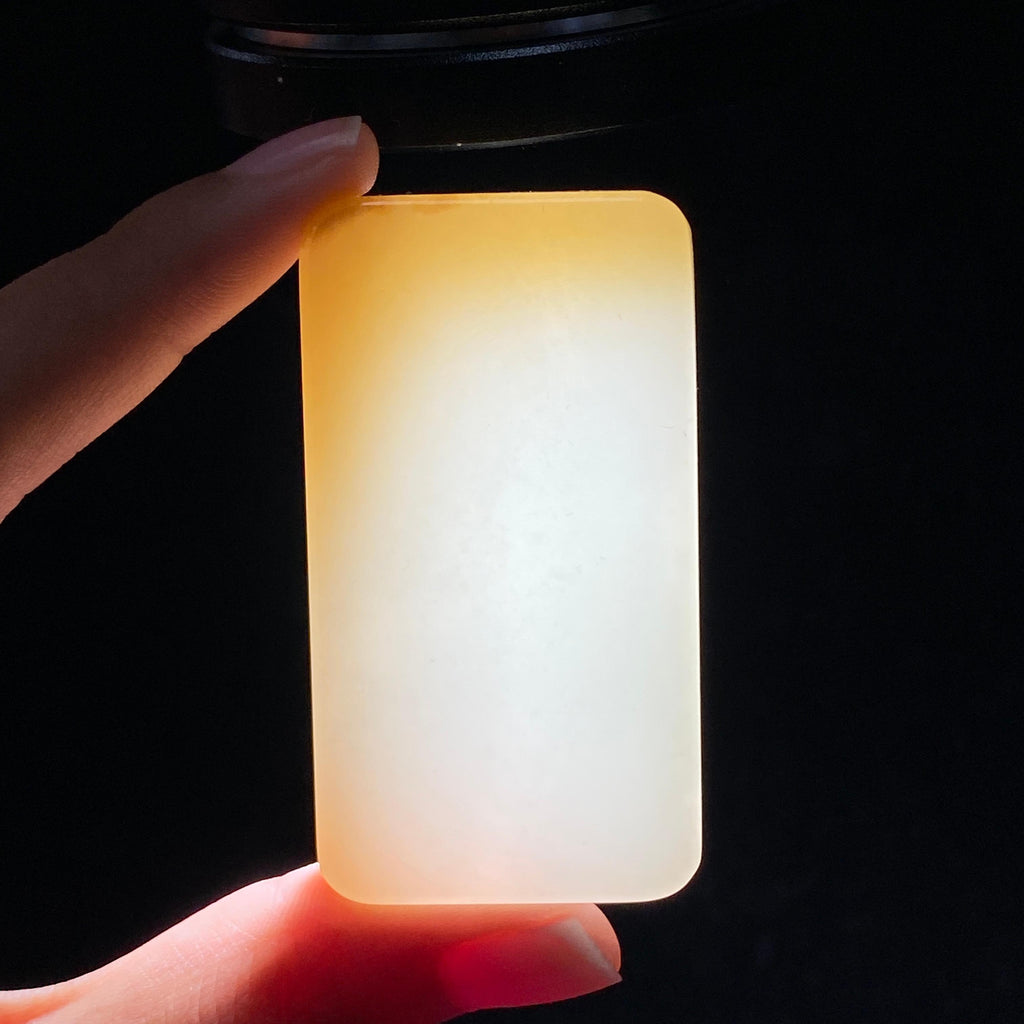 和田玉糖白无事牌（55.7g）