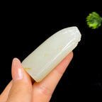 和田玉籽料无事牌（43.3g）
