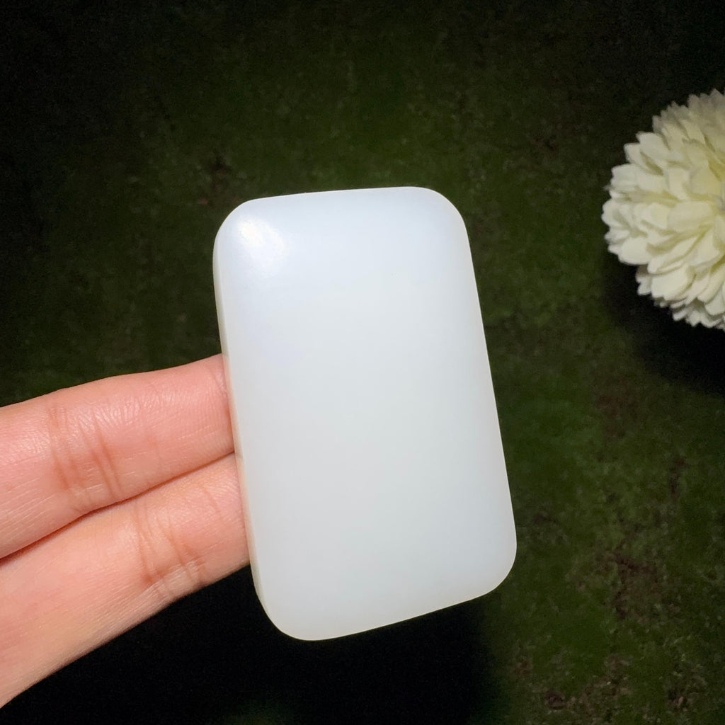 和田玉白玉平安无事牌（70.8g）