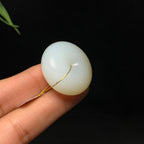 收藏级新疆且末糖白玉平安扣（g）