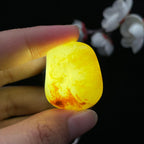 和田玉红皮籽吊坠籽（16.1g）