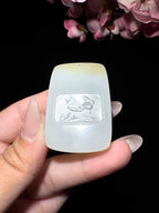 和田玉糖白玉马到成功（39.7g）