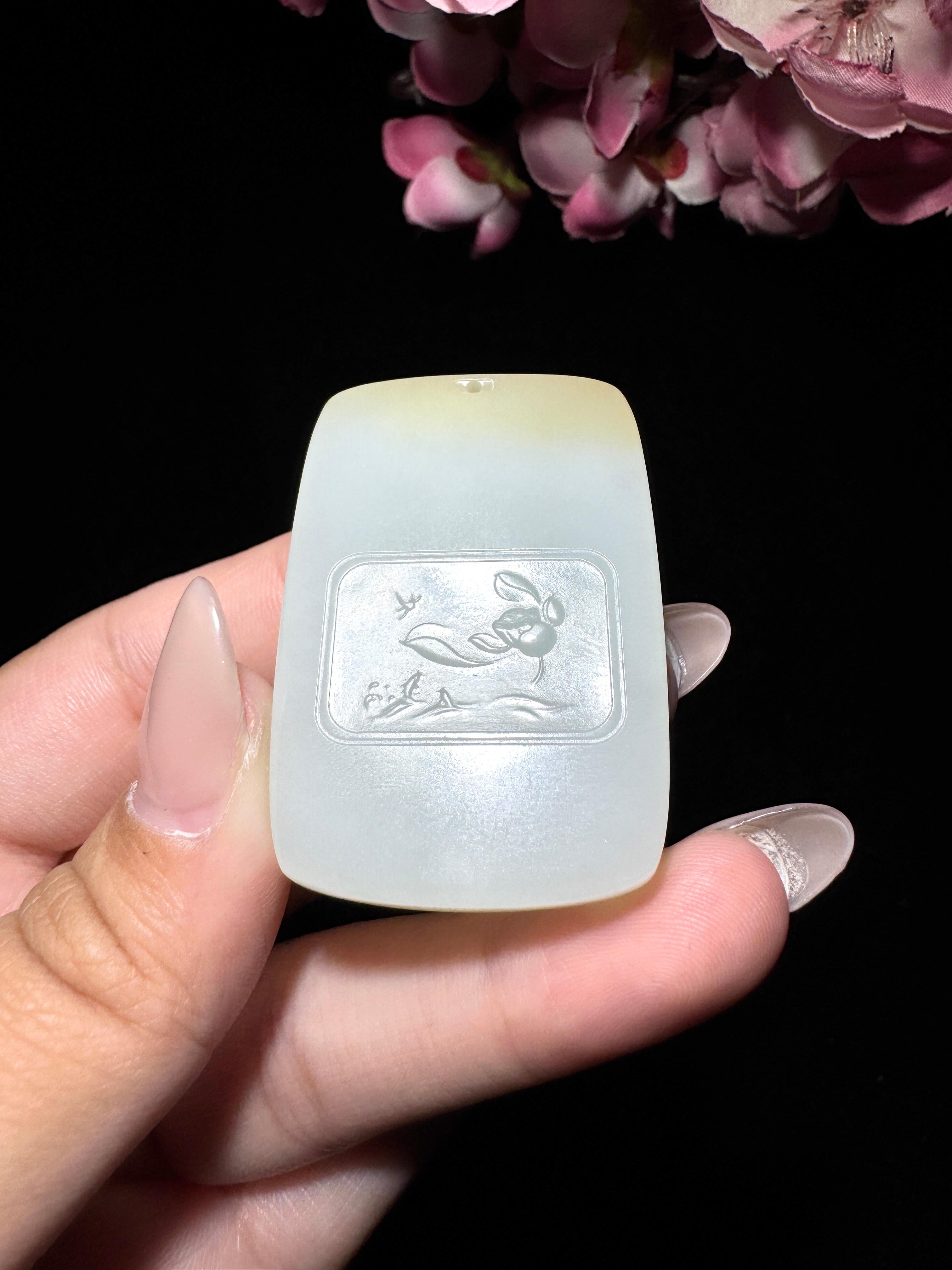 和田玉糖白玉马到成功（39.7g）