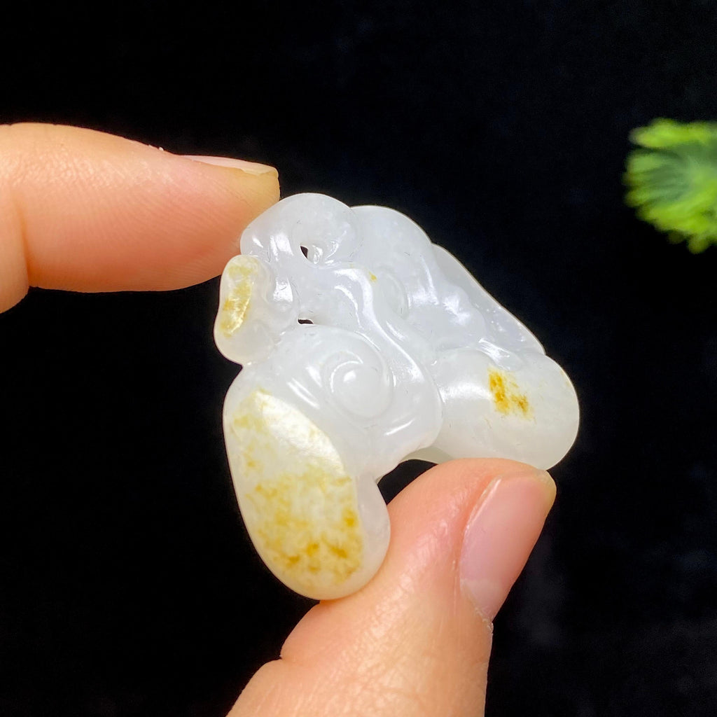 和田玉籽料如意挂件（16.8g）
