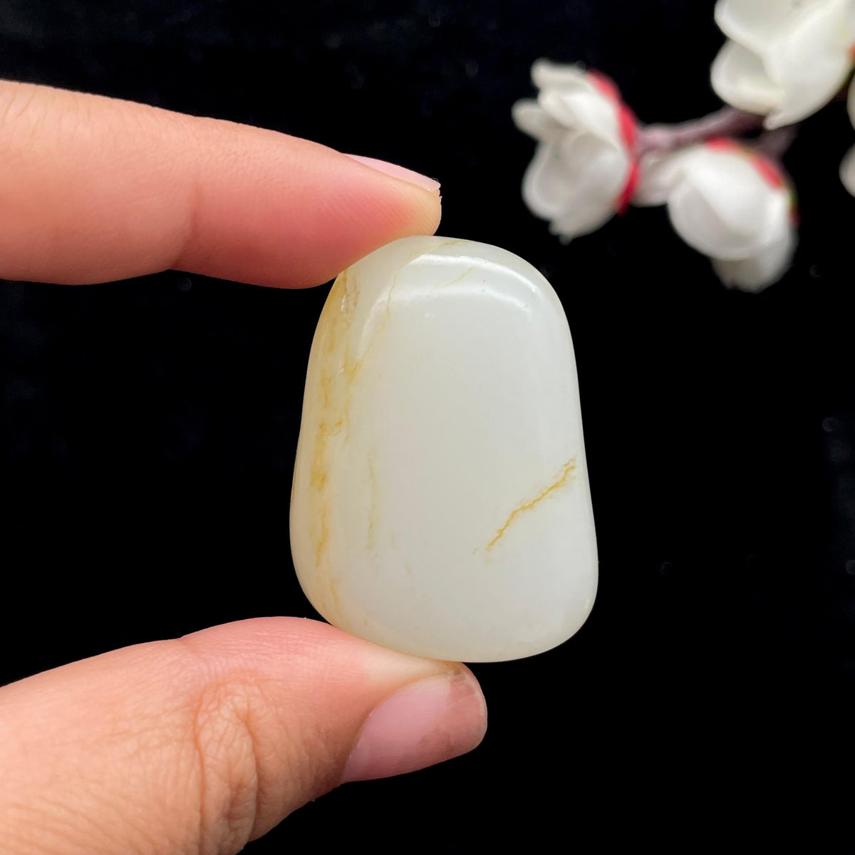 和田玉洒金皮籽料挂件（23.9g）