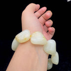 和田玉洒金皮【精品手串】（104.1g）
