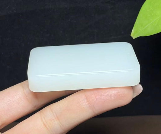 和田羊脂玉平安无事牌（76.1g）
