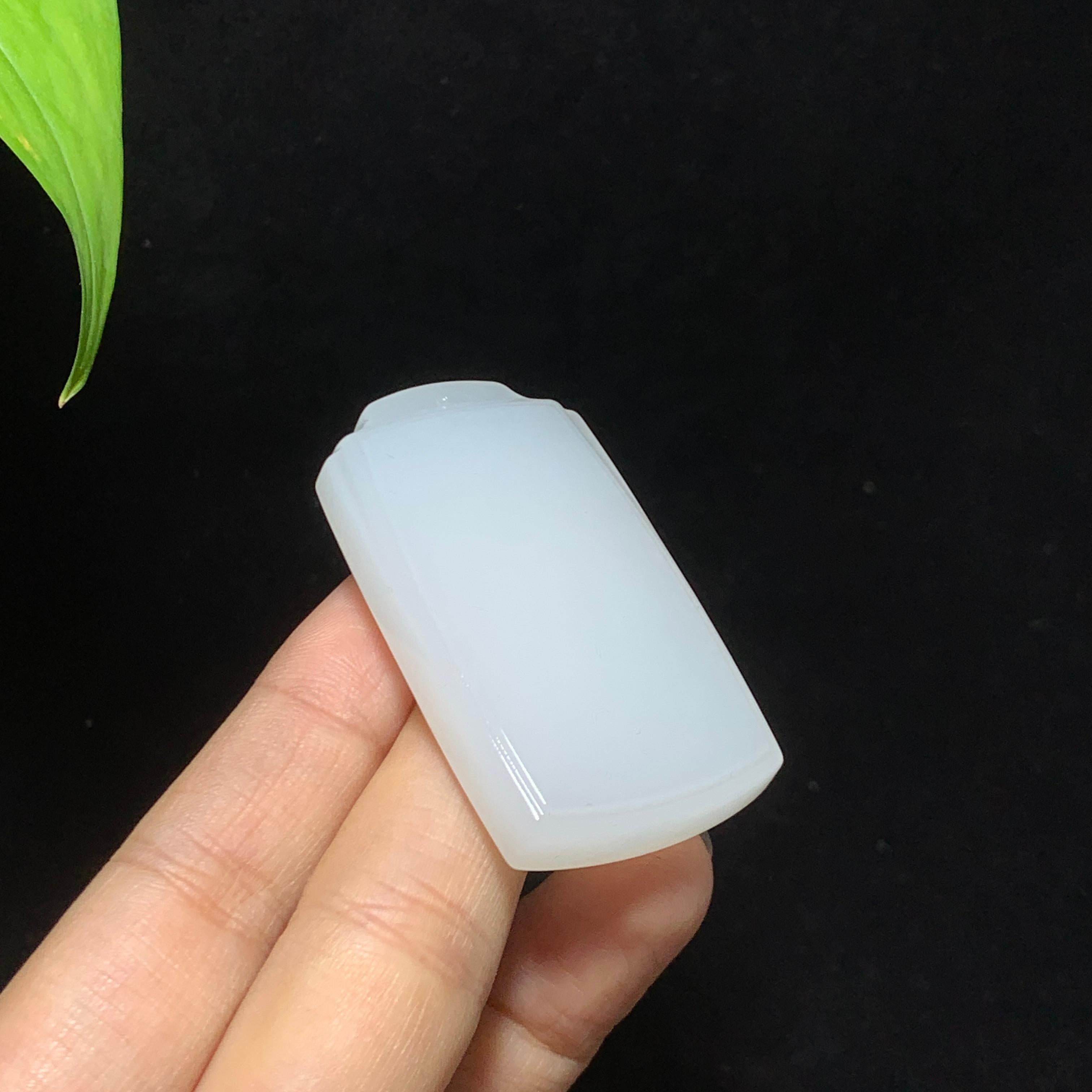和田山料白玉无事牌挂件（37.7g）